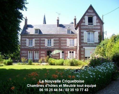 La Nouvelle Criqueboise Bed & Breakfast Criquebeuf-en-Caux Екстериор снимка